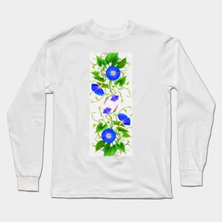 Morning Glory floral pattern Long Sleeve T-Shirt